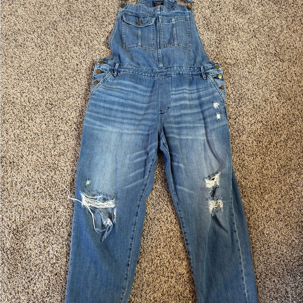 Womens Abercrombie & Fitch Overalls Distressed Size XL - Picture 4 of 5